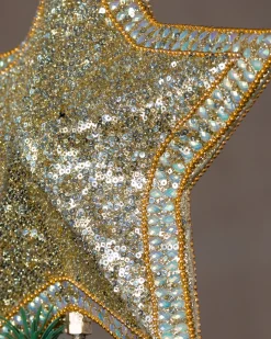 Balsam Hill All Over Beaded Star Christmas Tree Toppers Sale