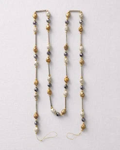 Balsam Hill Antiqued Beaded Christmas Tree Garlands Discount