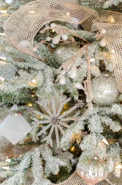 Balsam Hill Antiqued Snowflake Christmas Ornament Collection Sale