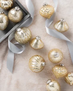 Balsam Hill BH Essentials Mercury Glass Ornament Collection New