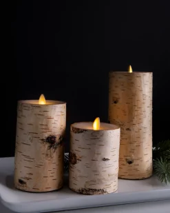 Balsam Hill Birch Miracle Flame LED Candles