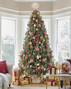 Balsam Hill Brilliant Bordeaux Ornament Collection