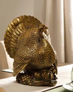 Balsam Hill Bronzed Tabletop Turkey Online