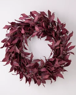 Balsam Hill Burgundy Leaves Foliage Discount