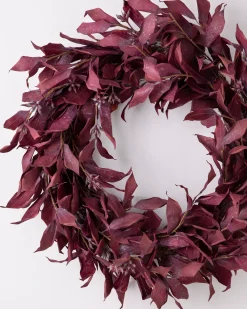 Balsam Hill Burgundy Leaves Foliage Discount