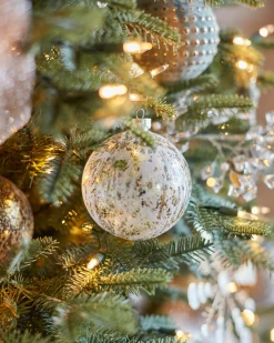 Balsam Hill Burnished Metals Ornament Collection Hot