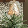 Balsam Hill Capiz Angel Lighted Tree Toppers New