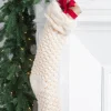 Balsam Hill Chunky Knit Stocking Sale