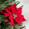 Balsam Hill Classic Poinsettia Christmas Tree Picks Best