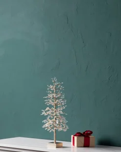 Balsam Hill Crystal & Pearl Champagne Trees