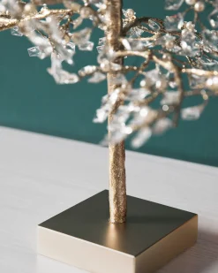 Balsam Hill Crystal & Pearl Champagne Trees