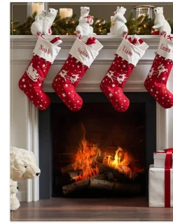 Balsam Hill Dashing Through The Snow Stockings Online