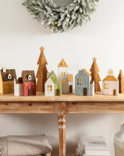 Balsam Hill Farmhouse Lit Wood Villages