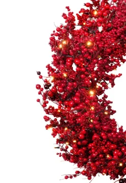 Balsam Hill Festive Red Berry Foliage Discount