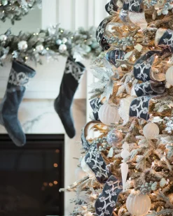 Balsam Hill French Blue Velvet Christmas Tree Ribbon Online