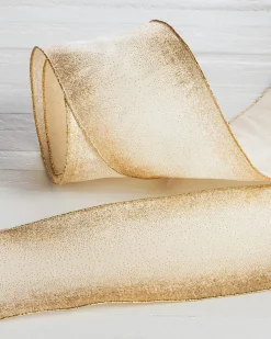 Balsam Hill Glitter Ombre Christmas Tree Ribbon Outlet