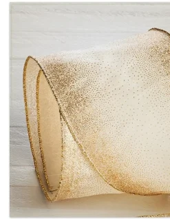 Balsam Hill Glitter Ombre Christmas Tree Ribbon Outlet