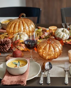 Balsam Hill Glowing Glass Pumpkins - Set Of 3 Online