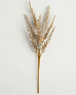 Balsam Hill Gold Metallic Plume Christmas Tree Picks