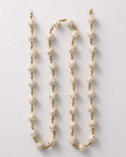 Balsam Hill Ice Crystal Beaded Christmas Tree Garlands