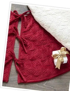 Balsam Hill Lancaster Quilted Tree Skirts New