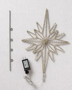 Balsam Hill Lit Bethlehem Star Christmas Tree Toppers Outlet