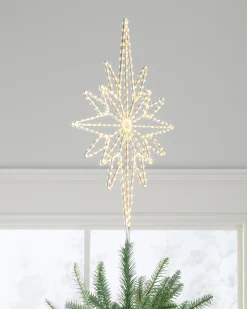 Balsam Hill Lit Bethlehem Star Christmas Tree Toppers Outlet