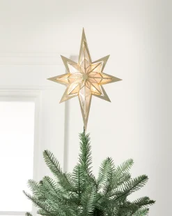 Balsam Hill Lit Capiz Bethlehem Star Tree Toppers Online