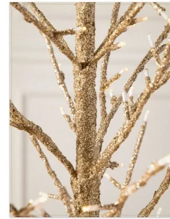 Balsam Hill Lit Champagne Glitter LED Trees Online
