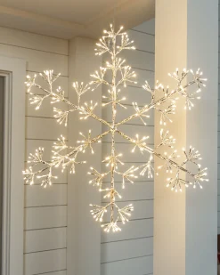 Balsam Hill Lit LED Winter Flurry Snowflakes Hot