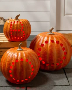 Balsam Hill Lit Stackable Cut-Out Pumpkins Discount