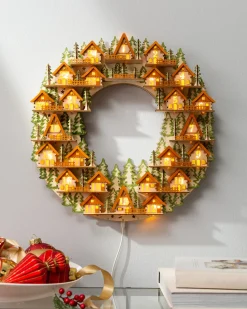 Balsam Hill Lit Wooden Advent Wreaths Online