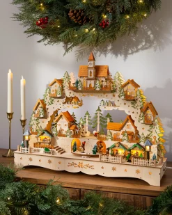 Balsam Hill Lit Wooden Animated Scenes Sale