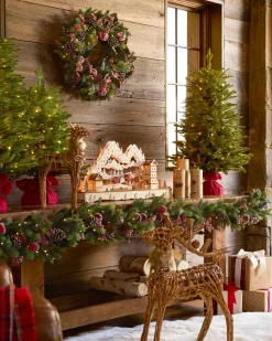 Balsam Hill Lit Wooden Animated Scenes Sale