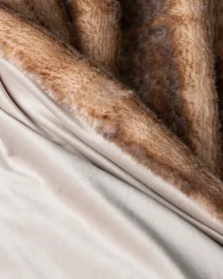 Balsam Hill Lodge Faux Fur Throws Clearance