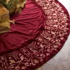 Balsam Hill Luxe Embroidered Velvet Tree Skirts Hot