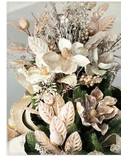 Balsam Hill Magnolia Bouquet Christmas Tree Topper Clearance
