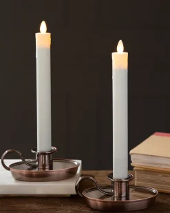 Balsam Hill Miracle Flame LED Chamberstick Candles Discount