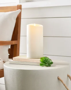 Balsam Hill Miracle Flame LED Outdoor Pillar Candles Clearance