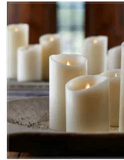 Balsam Hill Miracle Flame LED Wax Pillar Candles Sale