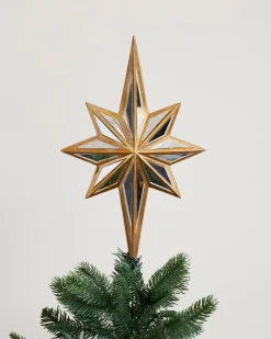 Balsam Hill Mirrored Star Christmas Tree Topper