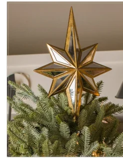 Balsam Hill Mirrored Star Christmas Tree Topper