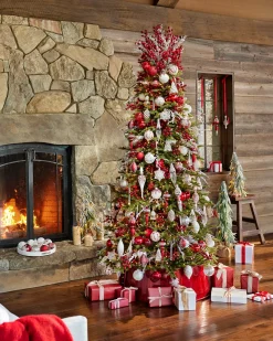 Balsam Hill Nordic Frost Ornament Collection