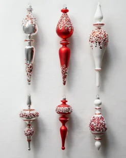 Balsam Hill Nordic Frost Ornament Collection