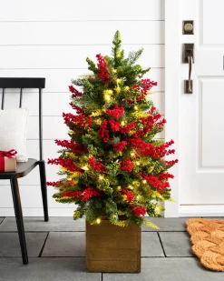 Balsam Hill Outdoor Berry Burst Foliage New