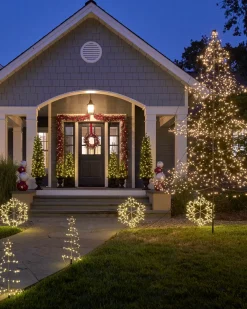 Balsam Hill Outdoor Solar Tree Pathway Lights
