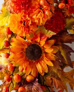 Balsam Hill Outdoor Sunburst Mums Foliage Online