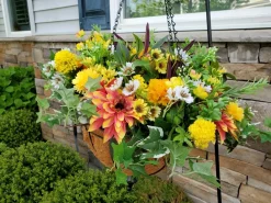 Balsam Hill Outdoor Sunrise Dahlia Foliage Sale