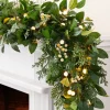 Balsam Hill Outdoor White Berry Cypress Foliage Hot
