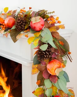 Balsam Hill Persimmon & Pinecone Foliage Online